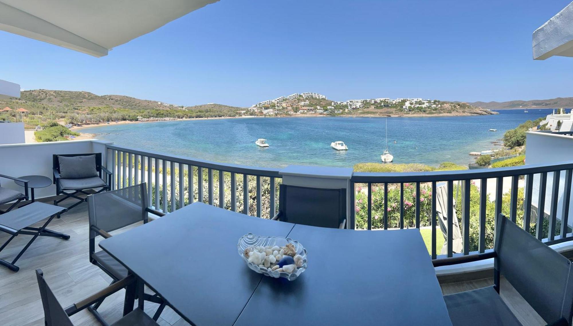 Sounio - Waterfront Luxury Spa Villa Pounta Zeza 170 Sqm On Private Beach Соунио Екстериор снимка
