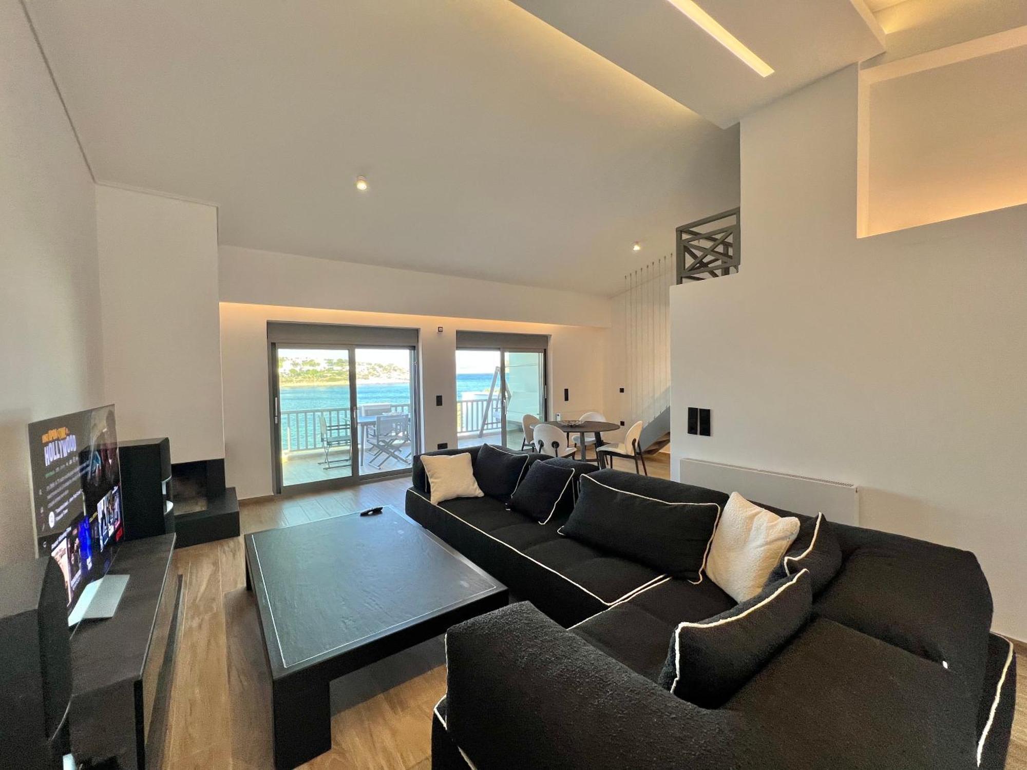 Sounio - Waterfront Luxury Spa Villa Pounta Zeza 170 Sqm On Private Beach Соунио Екстериор снимка