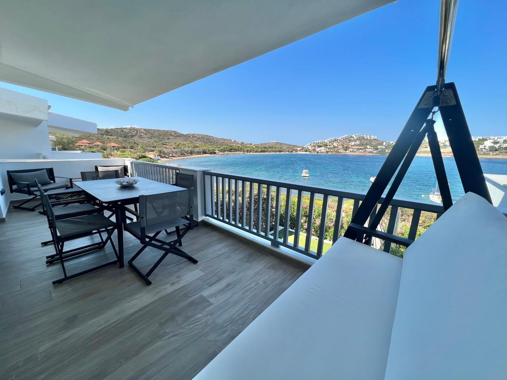 Sounio - Waterfront Luxury Spa Villa Pounta Zeza 170 Sqm On Private Beach Соунио Екстериор снимка