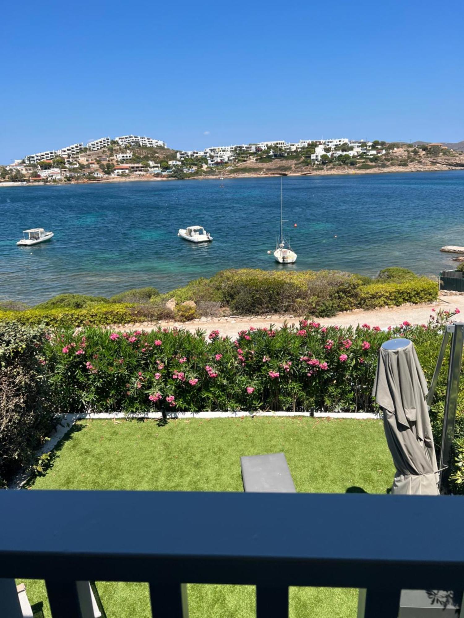 Sounio - Waterfront Luxury Spa Villa Pounta Zeza 170 Sqm On Private Beach Соунио Екстериор снимка