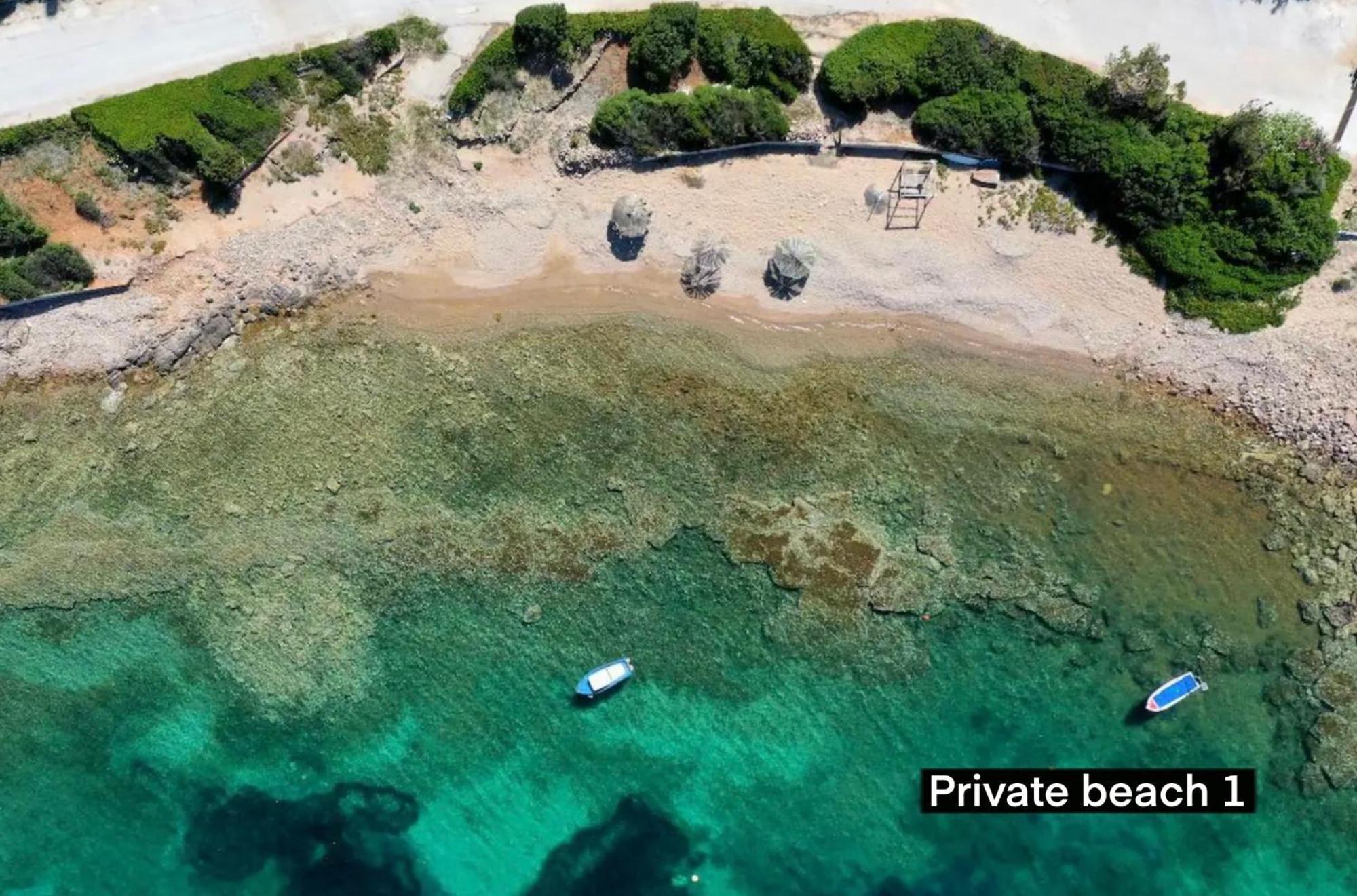 Sounio - Waterfront Luxury Spa Villa Pounta Zeza 170 Sqm On Private Beach Соунио Екстериор снимка